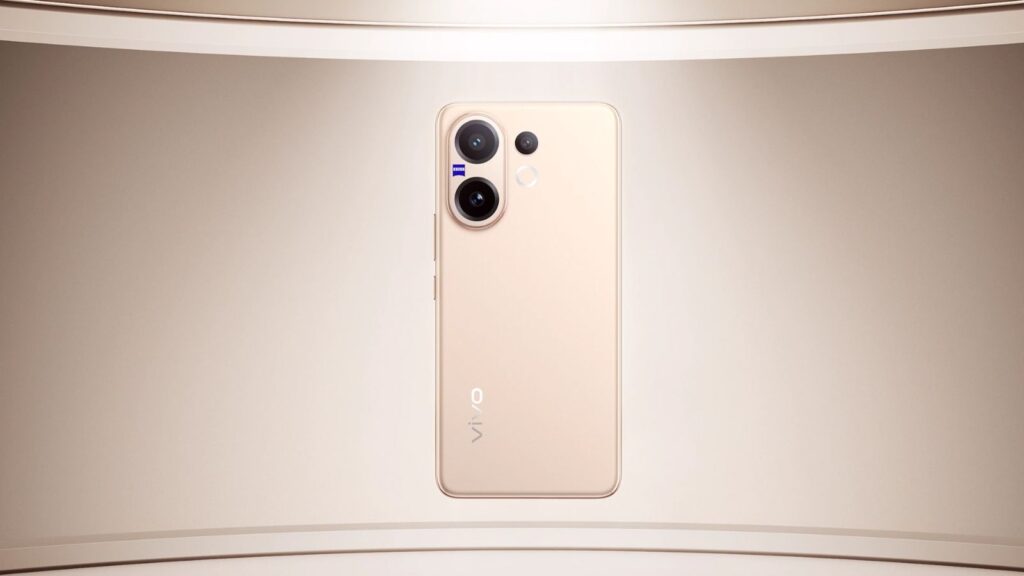 Vivo V60 5G में प्रीमियम ग्लॉसी फिनिश बैक पैनल