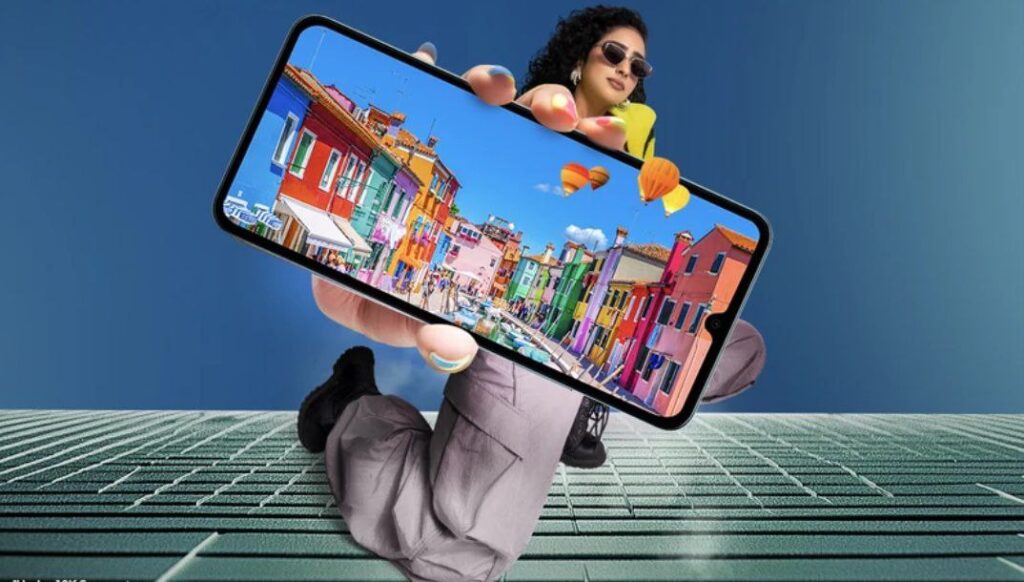 POCO 5G M7 front display view
