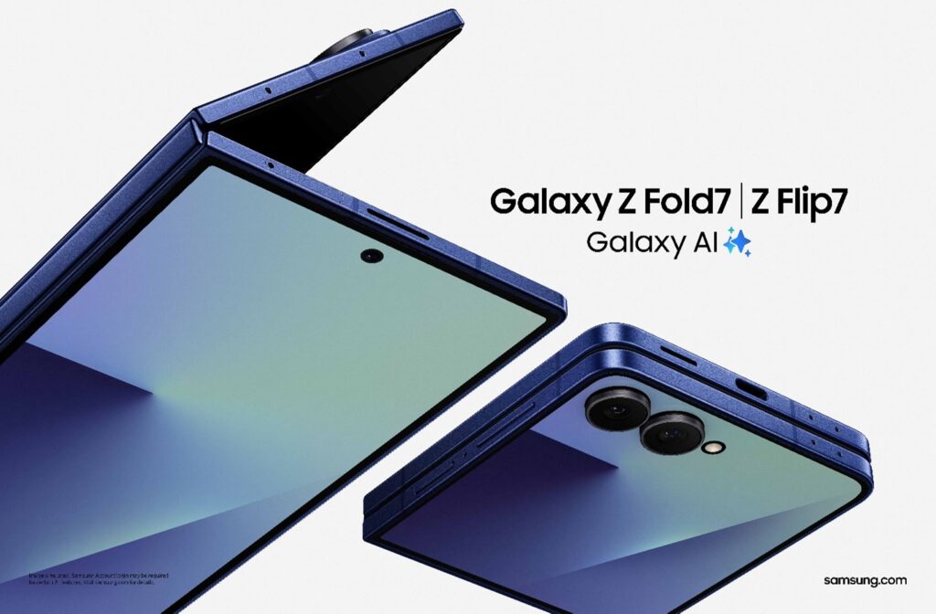 Samsung Galaxy Z Fold 7 open view with large AMOLED display